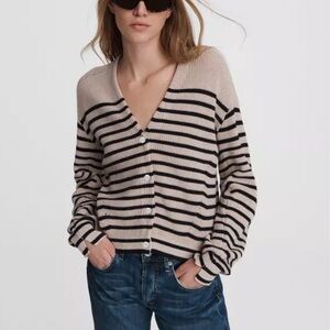 RAG & BONE Striped Cardigan Size S